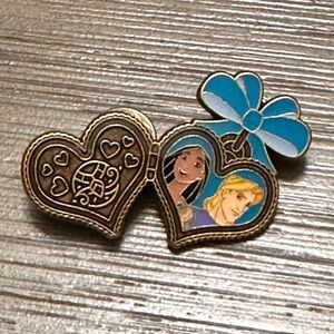 Disney Loungefly Pocahontas Heart Locket Pin - John Smith